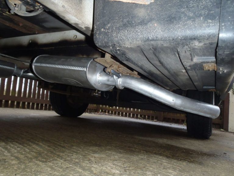 What’s that noise?…..ah, that will be the exhaust falling off and