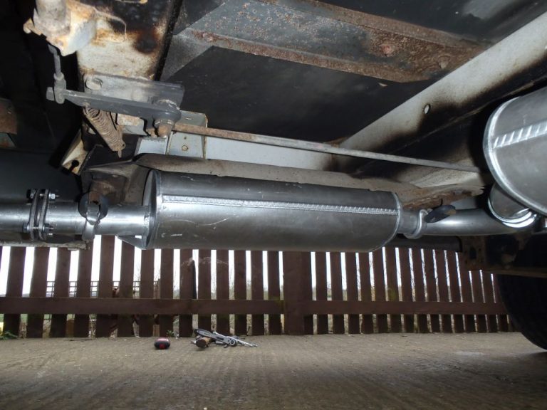 What’s that noise?…..ah, that will be the exhaust falling off and