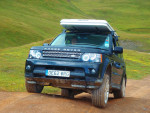 Range Rover Sport climbing the Alps